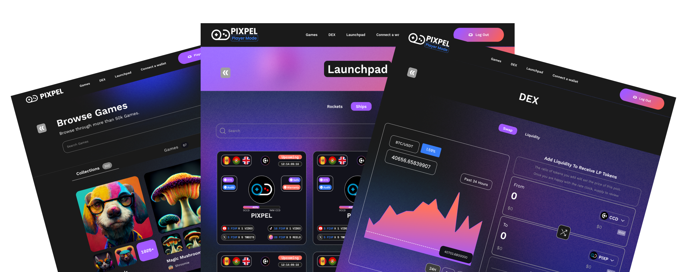 Crypto games illustration